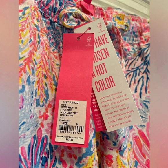 Lilly Pulitzer Taron Pants Size M - Picture 7 of 8